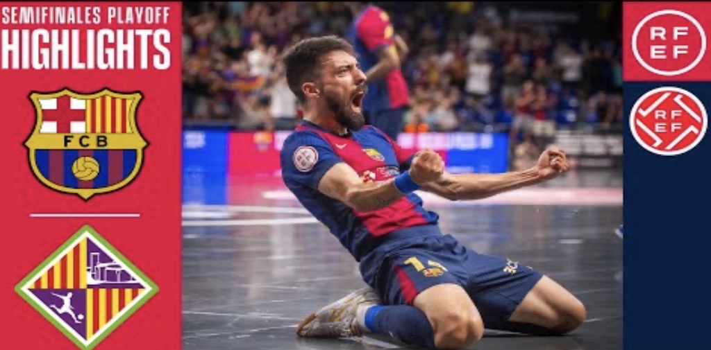 Resumen #PrimeraDivisiónFS Barça 4-3 Illes Balears Palma Futsal | Semifinales playoff